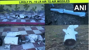 Indian Army shows debris of Chinese PL-15 missile, Turkish origin drones used by Pakistan