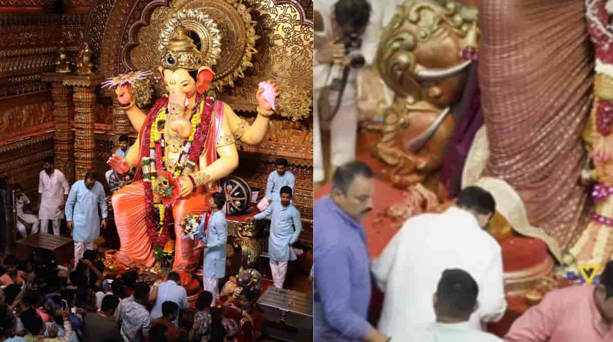 Anant Ambani’s Lalbaugcha Raja Visit Sparks Social Media Anger Over VIP Darshan