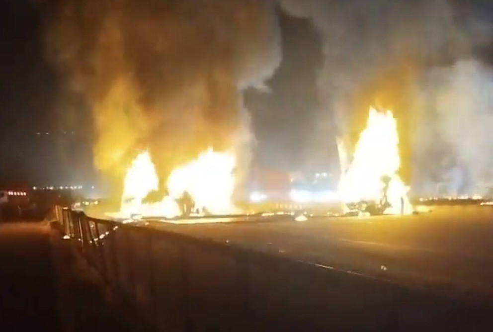 Five Burned Alive After Sleeper Bus Erupts in Flames Following Highway ...