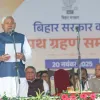 Nitish Kumar takes oath as chief minister of Bihar for record 10th time in Patna