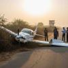 Training Aircraft Crashes During Landing in Sagar, Trainee Pilot Hospitalised