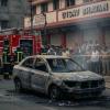 Parked Car Engulfed in Flames in Ghaziabad, No Injuries Reported