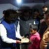 Hapur DM Turns Shelter Inspection Into a Moment of Joy, Celebrates Child’s Birthday at Night Shelter