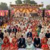 Mass Wedding Unites 564 Brides in Amroha as Officials Extend Blessings