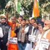 Congress Protests in Bulandshahr Over Demolition of Ahilyabai Holkar Statue and Manikarnika Ghat Sections