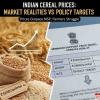 Market Realities Diverge from Policy as Indian Cereal Prices Outpace MSP Targets