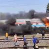 Disastrous Rail Accident Averted as GT Express Parcel Van Erupts in Flames Near Wardha
