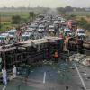 Over Two Dozen Injured as Bus and Truck Collide on NH-730 in Pilibhit