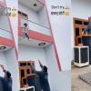 Reckless Social Media Stunt: Father Sparks Global Outrage After Prodding Toddler to Leap from First-Floor Balcony for Viral Reel