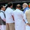 Prime Minister Modi and Rahul Gandhi Share Rare Cordial Exchange During Mahatma Phule Homage