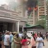 Massive Fire Engulfs 10–12 Flats in Ghaziabad High-Rise, No Casualties Reported