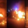Five Burnt Alive as Moving Car Erupts in Flames on Delhi-Mumbai Expressway in Alwar