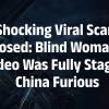 Viral Blind Woman Tactile Pavement Video Exposed as Staged, Triggers Massive Outrage in China
