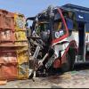Bus-Container Head-On Crash on Jhansi-Lalitpur Highway Injures 21, Six Critical