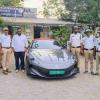 Hyderabad Police Book Father After Viral Video Shows Minor Driving Luxury Electric Sports Car on Outer Ring Road