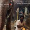 Temple Elephant Mangalam Wins Hearts Online with Adorable Request for Foot Massage
