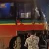 BEST CNG Bus Crashes Into Road Divider in Borivali East After Driver Swerves to Avoid Motorcyclist