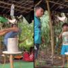 Father Trains Daughters in Martial Skills at Home, Video Wins Praise Across Social Media
