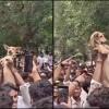 CJP Protest Video Goes Viral as Student Carries Puppy Into Crowd, Sparking Mixed Reactions