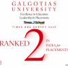 Galgotias University Rises to No. 2 in India for BBA Placements