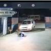 Bengaluru Guard Dodges Car After Residential Gate Crash in 1:42 a.m. Scare