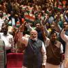 PM Modi Leads NDA Leaders in Flag-Waving at Parliament Meeting Ahead of I-Day