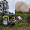 Nagaland Tuensang DTO Building Collapses After Landslide Amid Prolonged Rainfall