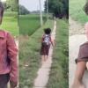 Seven-Year-Old Ragini Hops 400 Meters Daily to School, Appeals to DM for a Cycle