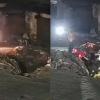 Delivery Rider Falls into Unmarked Pit on Kanpur Road After 15 Days of Neglect