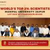 Manipal University Jaipur Doubles Stanford–Elsevier Top 2% Scientists Count to 19