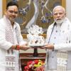 Rajasthan CM Gifts Mata Rani Idol to PM Modi After BJP’s Strong Poll Showing