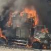 Truck Carrying Textile Waste Catches Fire on Mumbai-Nashik Highway Near Shahapur