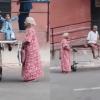 Elderly Woman Struggles with Stretcher at Rajkot Hospital, Inquiry Ordered