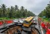 Highway Collapse in Kerala Traps School Bus and Several Vehicles, Sparks Major Rescue Effort