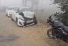 Dense Fog Triggers Multi-Vehicle Collision on NH-34, Motorcyclist Killed in Bulandshahr