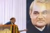 Rajnath Singh unveils portraits of Vajpayee, Madan Mohan Malaviya at Delhi Assembly