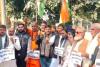 Congress Protests in Bulandshahr Over Demolition of Ahilyabai Holkar Statue and Manikarnika Ghat Sections