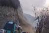 Landslide Chokes Baramulla-Uri Highway as Road Expansion Triggers Massive Rockfall