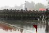 Undaunted by Downpour: Troops Execute Final Republic Day Rehearsals at Kartavya Path