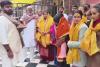 UP Minister Swatantra Dev Singh Offers Prayers at Bankey Bihari Temple During Family Visit to Mathura