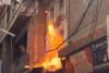 Desperate Resistance in Varanasi: Homeowner Sets Property Ablaze as Demolition Drive Turns Violent