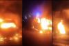 Five Burnt Alive as Moving Car Erupts in Flames on Delhi-Mumbai Expressway in Alwar
