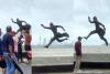 Mumbai's Marine Drive Witnesses Superhero Spectacle as Man in Krrish Costume Performs Stunts
