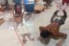 Shocking Video Shows Shirtless Workers Making Soya Chaap on Filthy Noida Floor