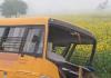 School Bus Plunges Into Ditch After Steering Failure in Uttar Pradesh’s Pratapgarh
