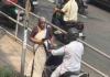 Traffic Vigilante: Elderly Kerala Woman Forces Rule-Breaking Motorist off Pedestrian Path