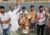 Youth Congress Symbolically Declares Rahul Gandhi as Parashurama in Ritual at Varanasi Riverfront