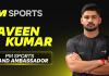 Parimatch Sports Names Kabaddi Star Naveen Kumar as Brand Ambassador