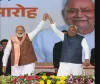 Video: PM Modi's 'Gamcha' wave cheers Bihar, CM Nitish Kumar thanks people at Patna's Gandhi Maidan