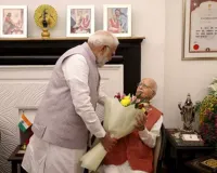 PM Modi meets BJP veteran Advani to extend wishes on his birthday